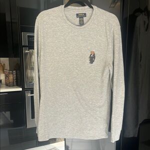 Polo by Ralph Lauren Gray Long Sleeve Tee